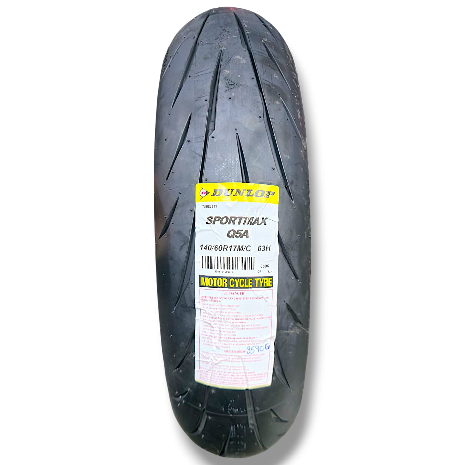 DUNLOP SPORTMAX Q5A 140/60R18 64H REAR 354876 TL 鮮度一番！