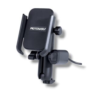 HOLDER PORTACELULAR MOTOWOLF (CON CARGADOR)