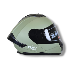CASCO VOX 925 ABATIBLE VERDE OLIVO MATE